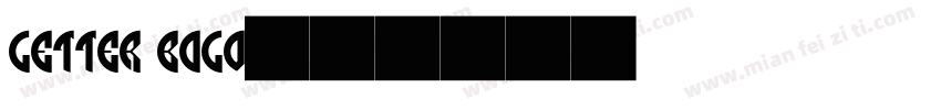 Letter Bold字体转换